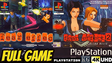 Fear Effect DUOLOGY COLLECTION | PS1 | 4K60ᶠᵖˢ🔴 | Longplay Walkthrough Playthrough Full Movie Game