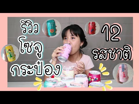 รีวิวโซจูกระป๋อง โซจูเกาหลี 12 รส ครบทุกรสที่ขายในไทย (โซจูพีช,โซจูโยเกิร์ต,โซจูเกรปฟรุต,โซจูองุ่น)