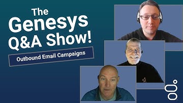 Outbound Email Campaigns | Genesys Cloud Community Q&A Show