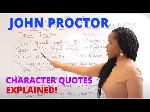 Video: Koga John Proctor predstavlja u mccarthizmu?