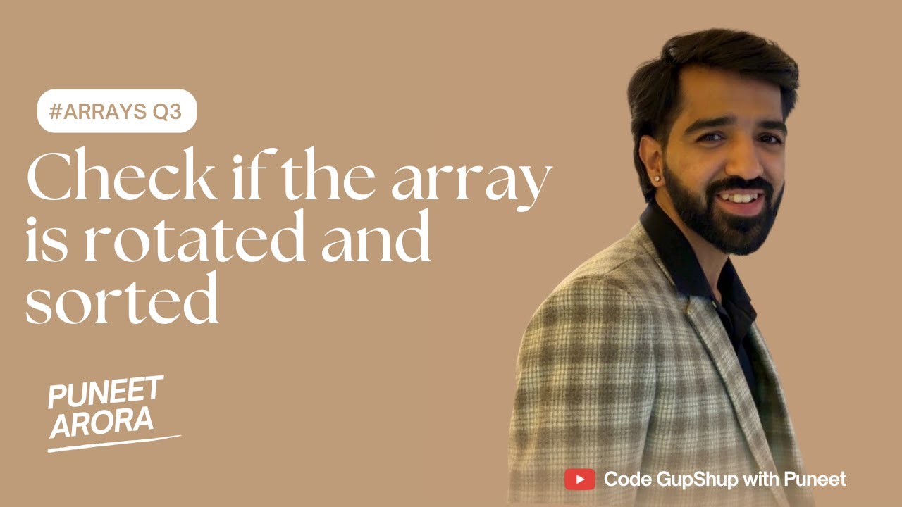 🚀 Check if Array is Sorted and Rotated | JavaScript | Interview ...