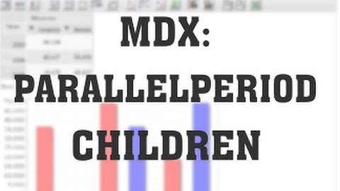 MDX parallelperiod y children (jPivot) 📏