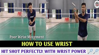 WRIST MOVEMENT IN BADMINTON || WRIST EXERCISE || #badminton #badmintontutorials #badmintontraining