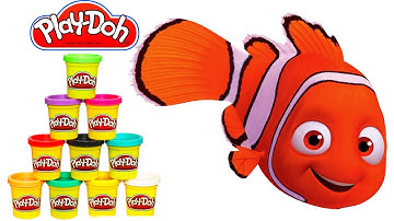 Play Doh Finding Nemo Sea Animal Play Doh Claymation Video | Play Doh Creations Disney Finding Nemo