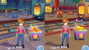 2 Subway Princess Runner Characters Run in 1 Video - Best Video to Watch for Subway Princess Lovers!