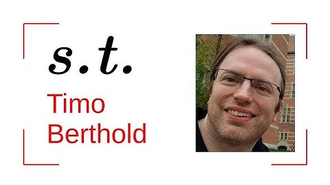 Subject to: Timo Berthold