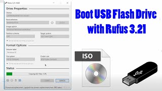 Boot USB Flash Drive with Rufus 3.21 | Windows 7/8/8.1/10/11
