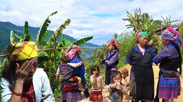 Hung Tin với mẹ trẻ bênh tim nuôi 3 con nhỏ