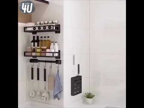 رفوف ومنظمات جدارية للمطابخ