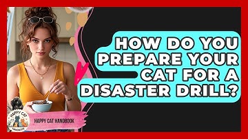 How Do You Prepare Your Cat For A Disaster Drill? - Happy Cat Handbook