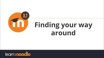 Moodle 3.7 -  Finding Way Around Part 01 Tutorial
