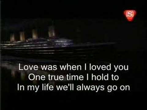 celine dion - my heart will go on (With Lyrics) musicvideo