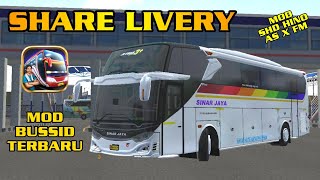 LIVERY SINAR JAYA MOD SHD HINO AS X FM TERBARU | Bus Simulator Indonesia screenshot 2