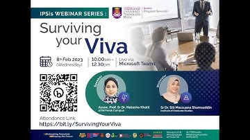 IPSis Webinar Series: Surviving Your Viva 2023 02 08 10 30 46