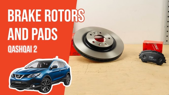 How to replace the front brake discs and pads Qashqai mk1 🚗 