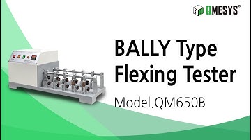 BALLY Type Flexing Tester ISO 5402 QM650B 발리굴곡 큐머시스