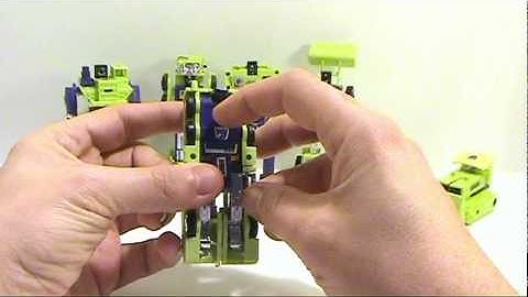 Video Review of G1 Constructicons and DEVASTATOR