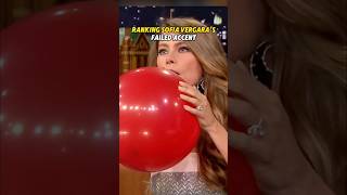 Ranking sofia vergara’s failed accent #celebrity #funny #funnyshorts #comedy #sofia #accent