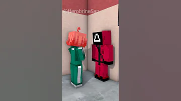 JJ Mikey Play Mingle Game SQUID GAME 2 Minecraft Shorts Animation Animation Minecraft Games 