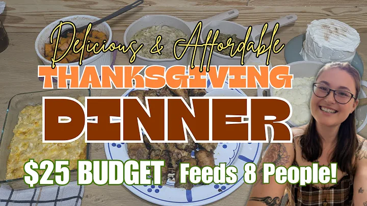 $25 Budget Thanksgiving Dinner // Delicious and Affordable Thanksgiving FEAST
