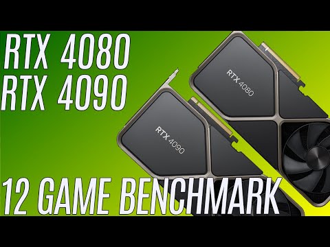 RTX 4080 vs 4090 12 Game Benchmark 1440p 4K