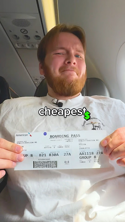 Cheapest vs Most Expensive American Airlines Seat