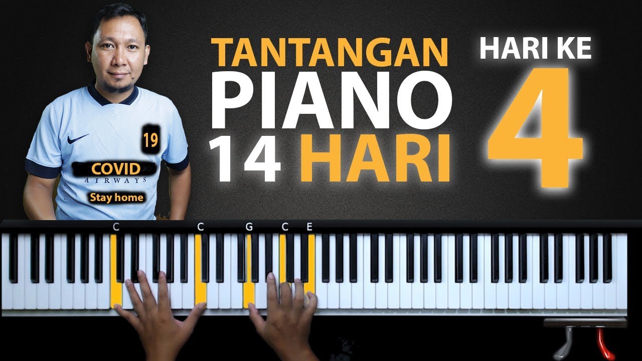 Hari ke 4 - TEHNIK DASAR IRINGAN - Tantangan Piano 14 Hari | Belajar Piano Keyboard