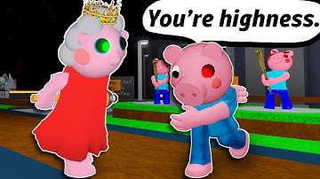 ROBLOX QUEEN PIGGY VS GEORGE PIGGY!!