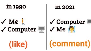 Me & Computer Then Vs Now Deep Meaning Status Psy Trance Status Emotional Status Black Maniya