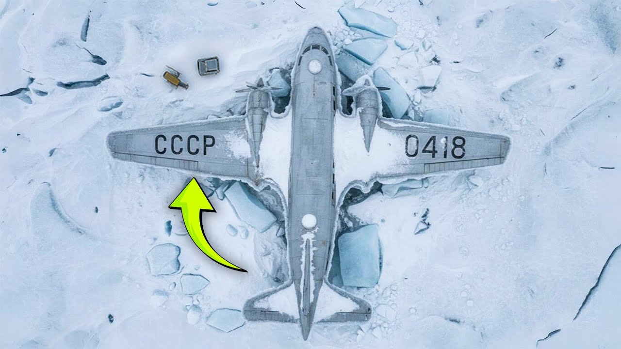 Experts Discovered a Plane Buried in Arctic Ice for Decades...What They Saw Inside Turned Them Pale