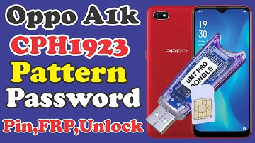 Oppo A1K CPH1923 Pattern,Password,Pin,FRP Unlock With UMT Pro 2023