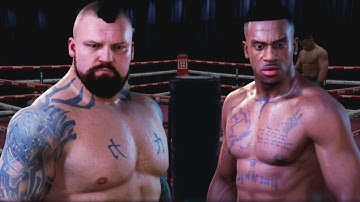 Eddie Hall vs Bugzy Malone FULL FIGHT | Undisputed Boxing Game AI Simulation (CPU vs CPU)
