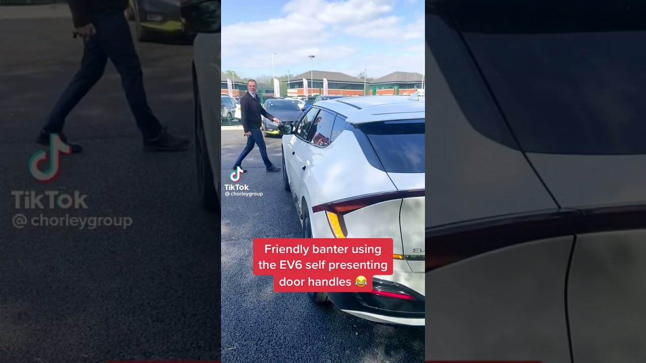 Kia EV6 Door Handle Prank 😈 shorts prank kiaev6 YouTube