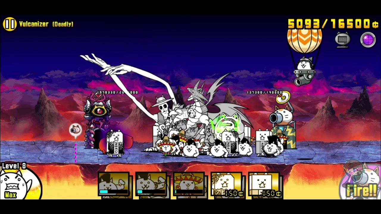 Consiguiendo al Maniac Eraser(recreacion),The Battle Cats YouTube