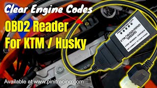 KTM / Husky 6 Pin OBDII Code Reader - Clear Engine Fault Codes and Get Real Time Data