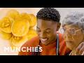 Arsenal's Myles Lewis-Skelly Learns How To Make His Grandma's Fried Dumplings