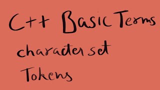 C++ Tokens (Keywords, Identifiers, Literals, Punctuators, Operators)