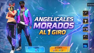 Angelicales Morados Con Solo 1 Giro En Free Fire?