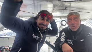 IMOCA Coup de pouce onboard 10,  le 30 oct. 2025 sur la Transat Café L'Or La Havre Normandie