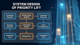 System Design of priority lift #SystemDesign #ElevatorAlgorithms #PriorityQueue #DesignPatterns