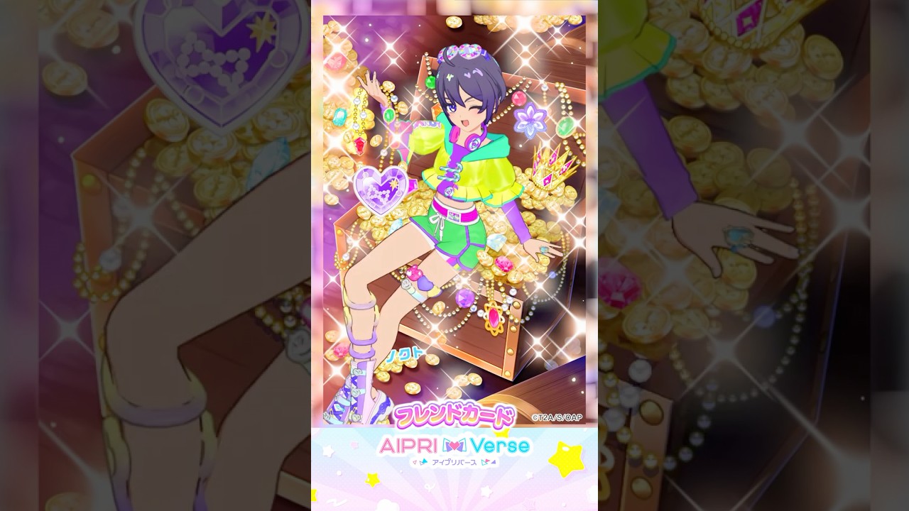 【ノクト】キャンディポップ ビビッドイエローmix #アイプリフレンドカード #おねがいアイプリ #아이프리 #aipri