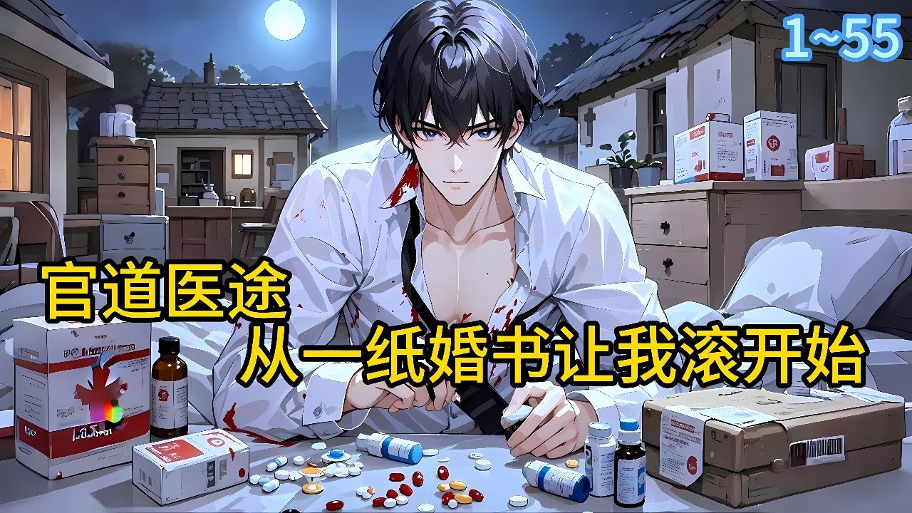 《官道医途：从一纸婚书让我滚开始》1~55三十岁，老婆跟人跑了，工作也没了，人生惨到谷底。一份县城医院的考核，成了我唯一的救命稻草。所有人都以为我这辈子完了。#都市 #漫画#精英说漫