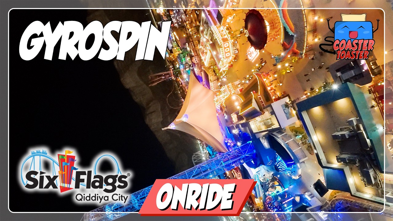 Gyrospin POV Six Flags Qiddiya City - Worlds tallest pendulum swing ride