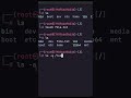 Partes de un comando y archivos ocultos. #linux #linuxdesdecero #linuxtutorial #zsh