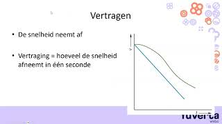 Hoofdstuk 7 Kracht En Beweging Uitleg Par. 7.2 Versnellen En Vertragen