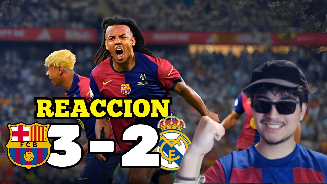 ¡REACCIÓN EN VIVO FINAL DE COPA DEL REY Barcelona vs Real Madrid 2025 ...