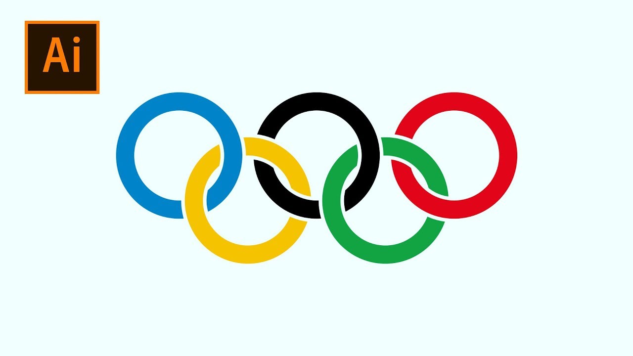 Hướng dẫn cách vẽ logo olympic bằng ai từ cơ bản đến nâng cao