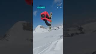 Crazy Snowboard Stunt Caught On Camera