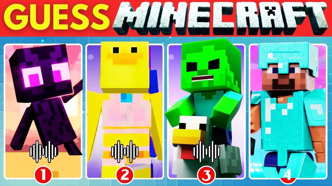 Guess Minecraft Memes & Songs by Their Voice & Emojis🧱🔥~ Ultimate Minecraft Quiz ~ Golden, Your Idol