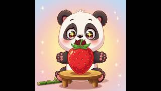 🐼 Panda tries strawberry for the first time… his reaction is TOO cute